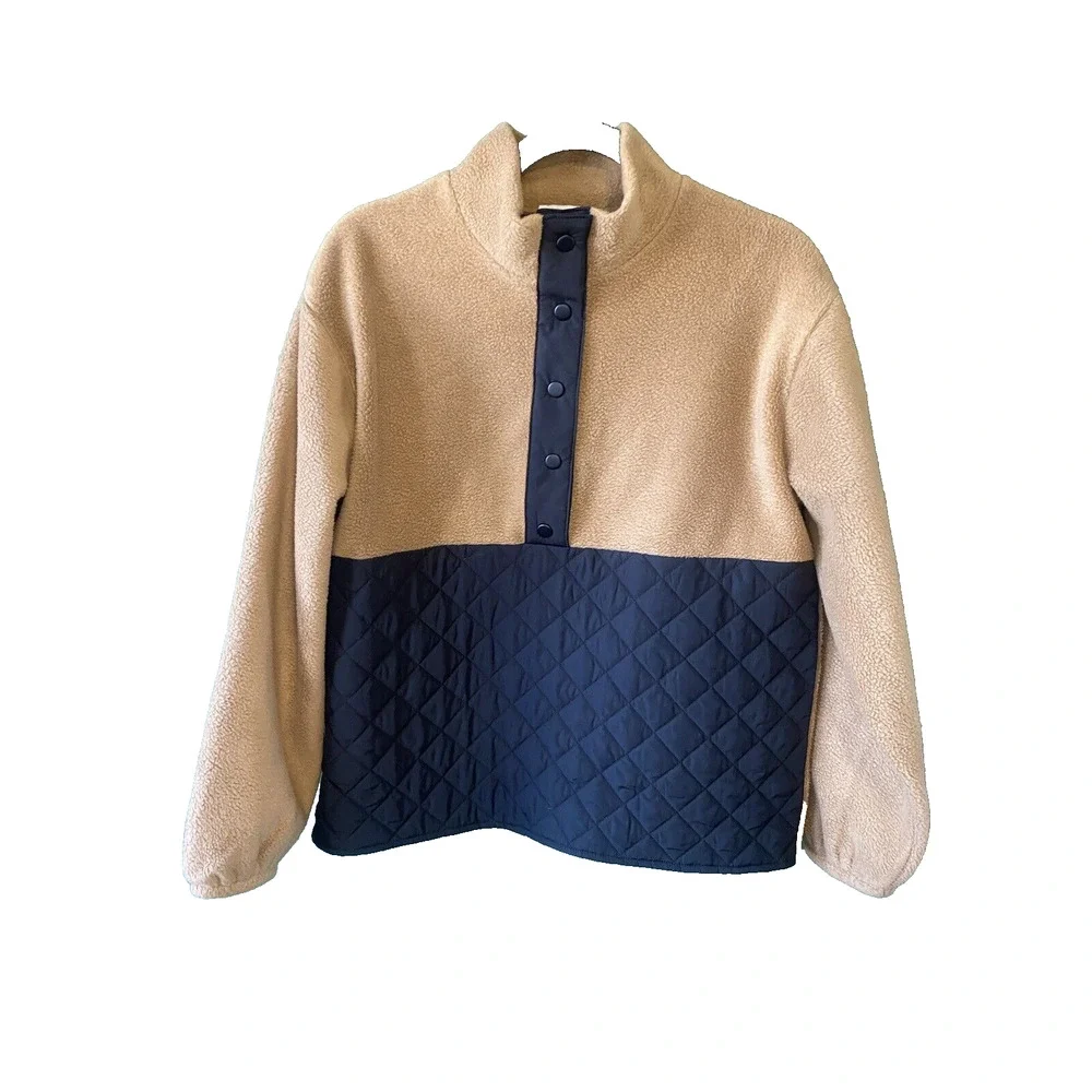 J Crew Sweater Womens Size Small Casual Fleece Winter Pullover Athletic Preppy
